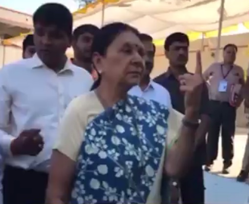 anandiben voting