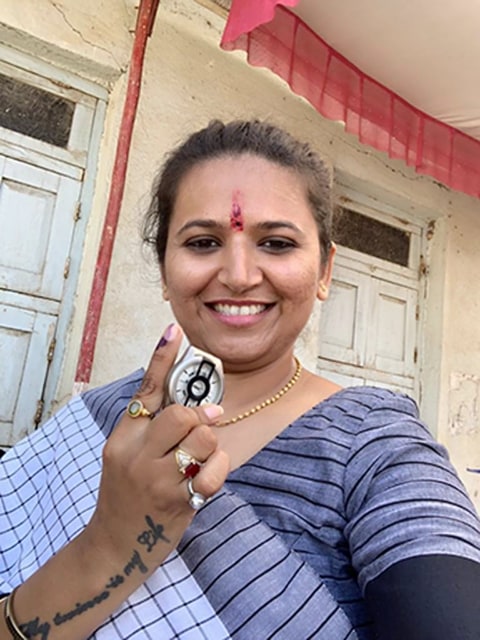 reshma voting