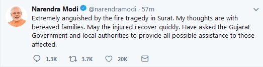 modi tweet surat