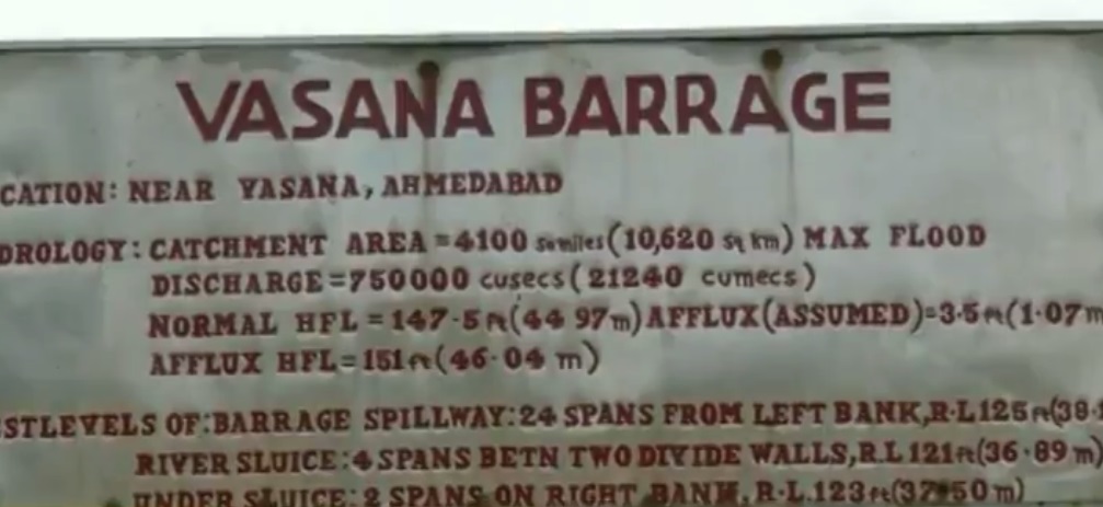 vasna barrage board