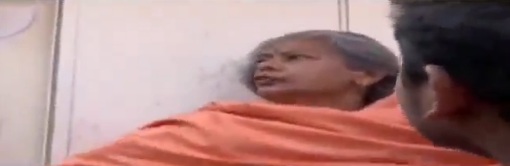 sadhvi at ashram