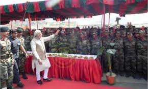 Leh Army camp visited by PM Modi