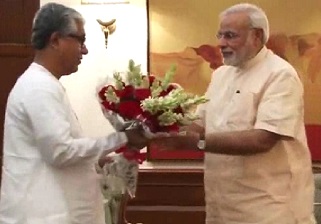 Tripura CM Manik meets PM Modi