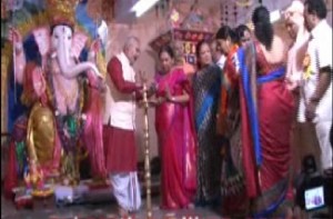 surat ganesh festival anandiben