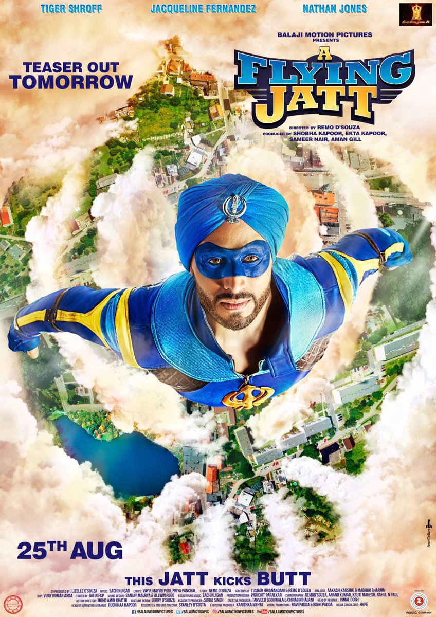 Checkout: Tiger Shroff's First Motion Poster of "Flying Jatt"