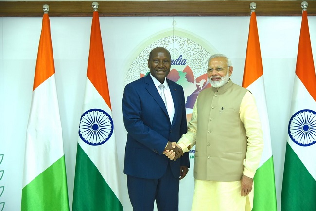 PM Narendra Modi meets Mr Kablan