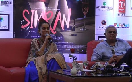 kangana ranaut promotes simran ahmedabad