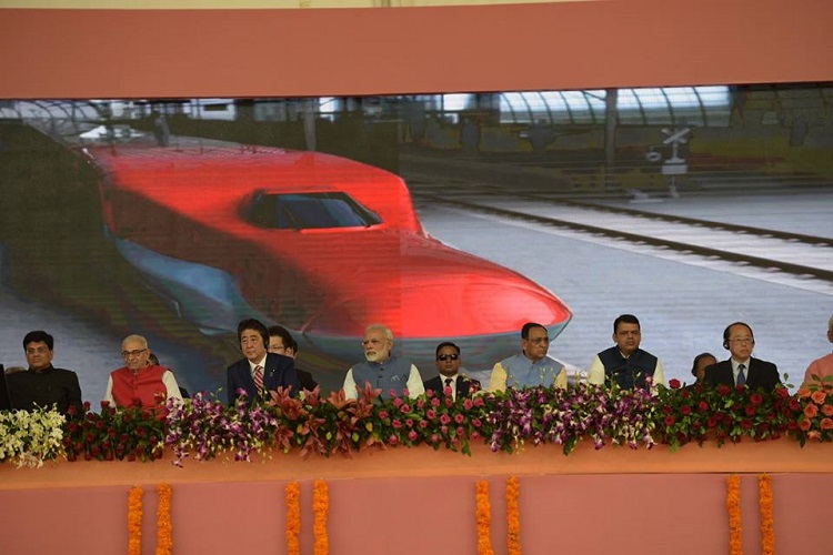 modi shinzo bullet train launch