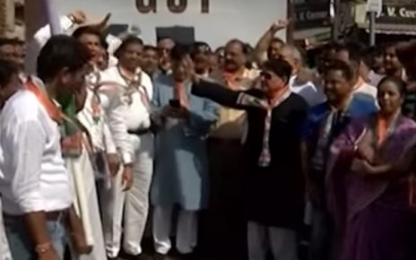 Congress protest against price rise in Ahmedabad