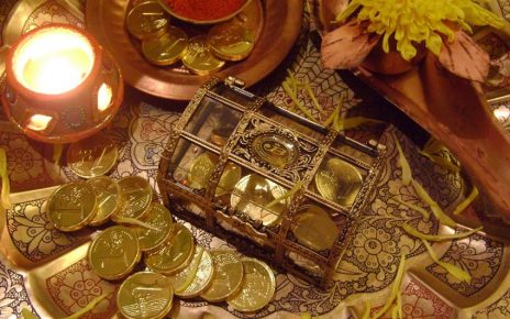 Goddess Lakshmi worshipped on Dhanteras
