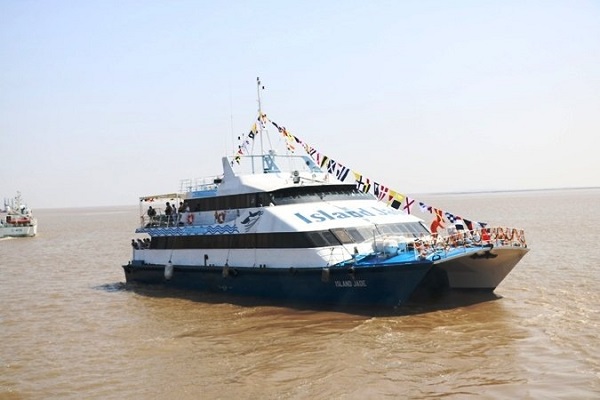Ro Ro Ferry boat launch in Gujarat