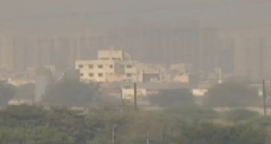 ahmedabad high pollution in air