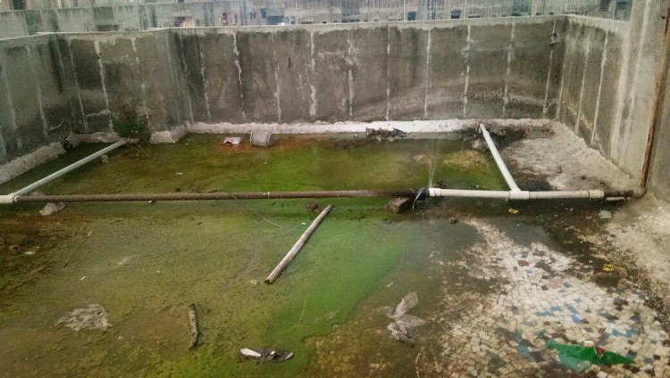 filthy water to ews housing in vatva