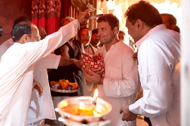 rahul gandhi khodiyar mata temple