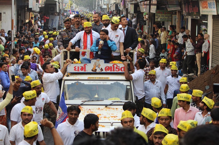 hardik patel mahakranti rally surat