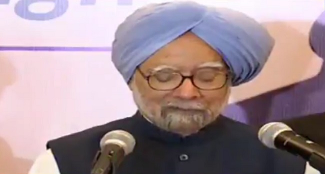 manmohan singh says false blame by Modiji