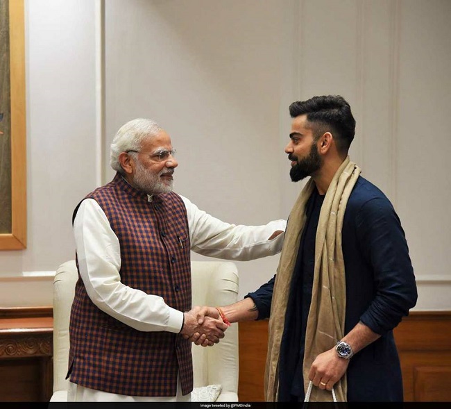 pm modi congratulate virat