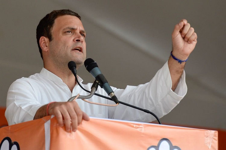 rahul gandhi address