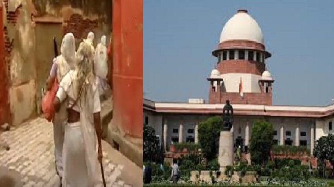 supreme court displeased over rehabilitation of widows