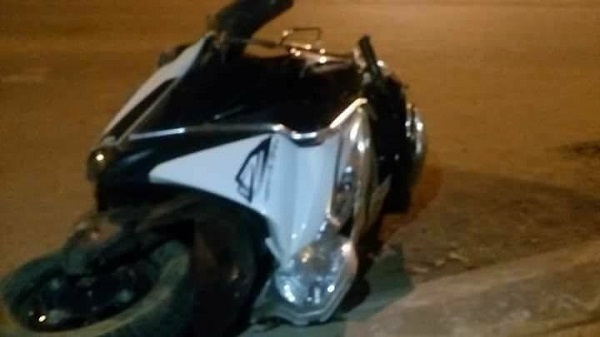 verna car hit bike