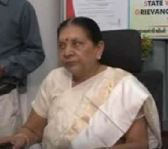 anandiben patel becomes mp governor