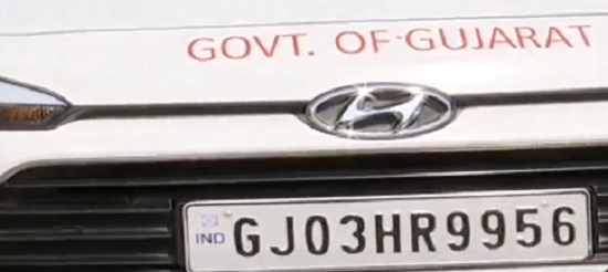 rajkot murder son gujarat government car