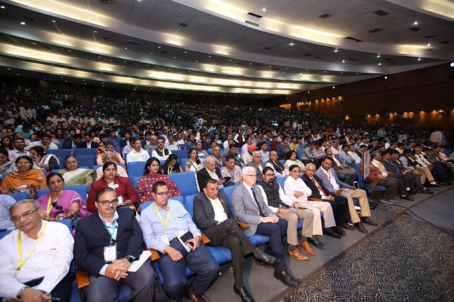 audience at grand education fair