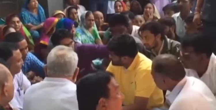 hardik patel meets patan victim family