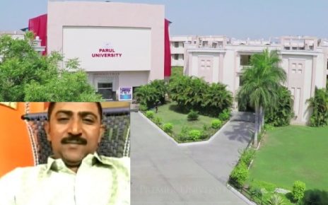 parul university accountant harish rana committed suicide