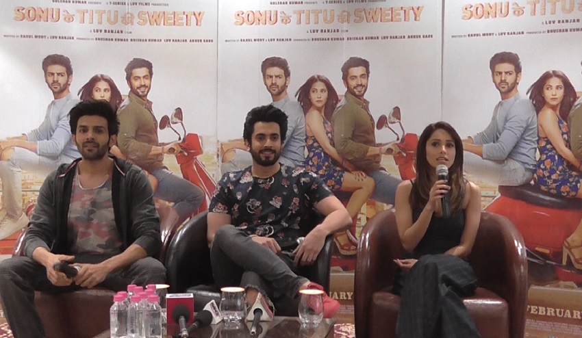 sonu ke titu ki sweety movie promotion in ahmedabad