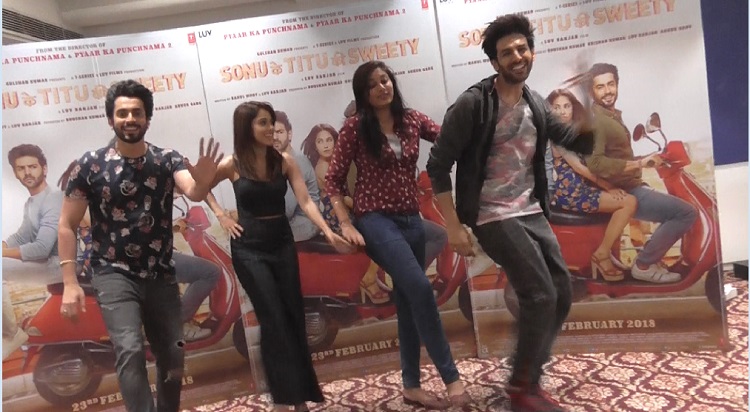 sonu ke titu ki sweety movie promotion with dance steps