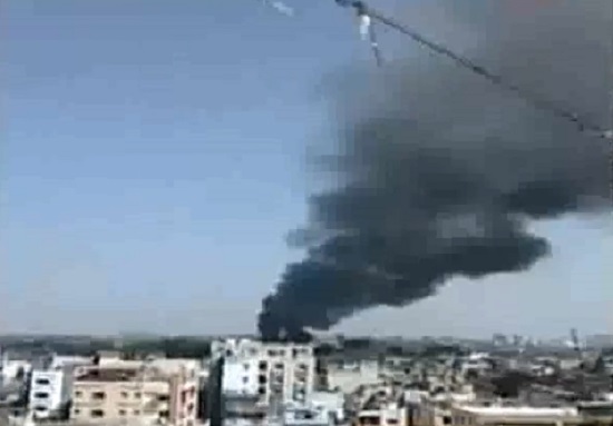 big fire in jute godown in shahpur ahmedabad