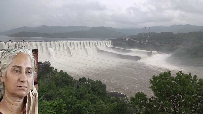narmada dam saved by medha patkar says congress