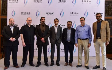 Infinion Biopharm press conference in ahmedabad