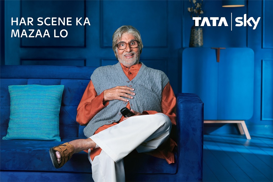 Tata Sky entertainment with Amitabh Bachchan