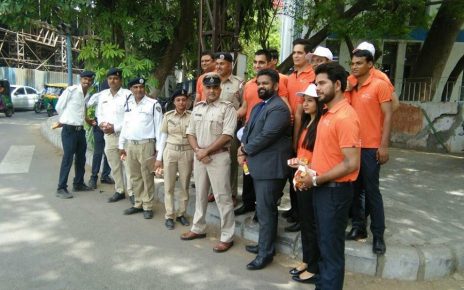 fresh refreshments to ahmedabad traffic police