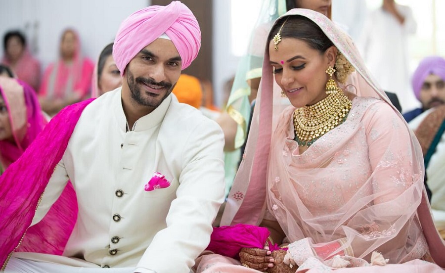 Neha Dhupia Marries Angad Bedi In A Traditional Sikh Ceremony 