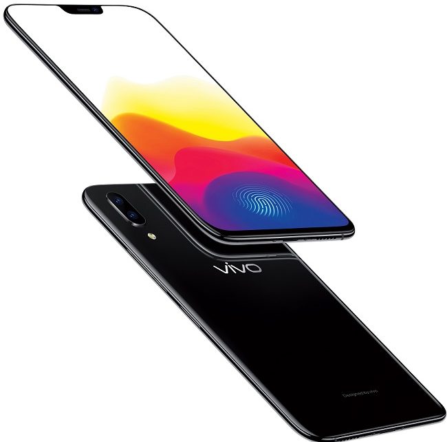 vivo with fingerprint scanning
