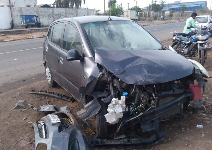 1 killed in changodar road accident
