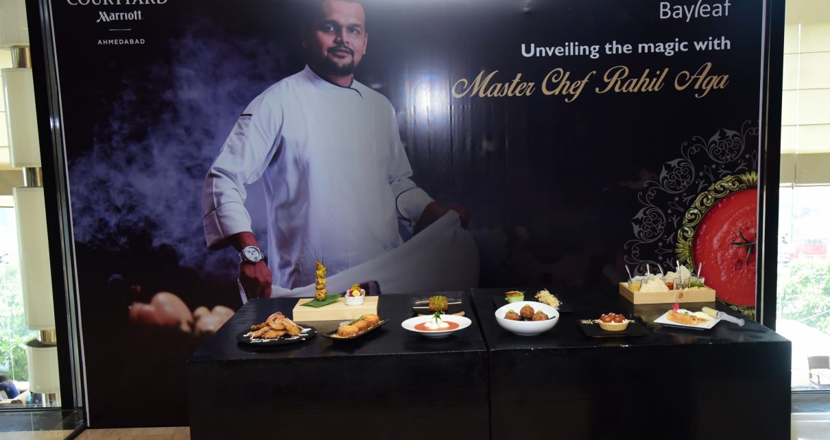 Chef Rahil Aga present menu in Ahmedabad