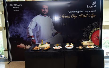Chef Rahil Aga present menu in Ahmedabad