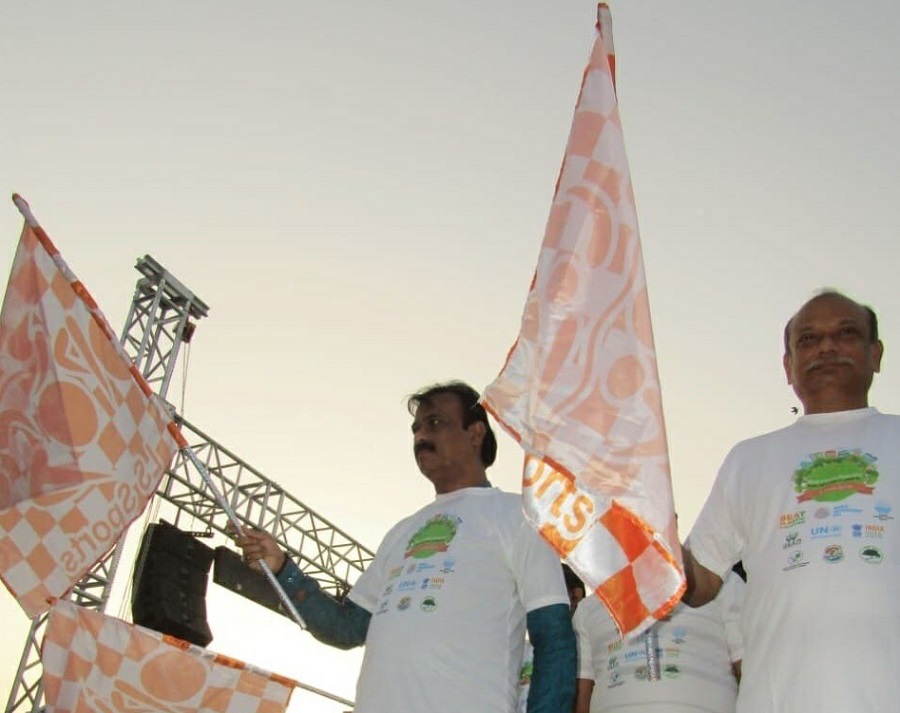 mini marathon flag off in ahmedabad