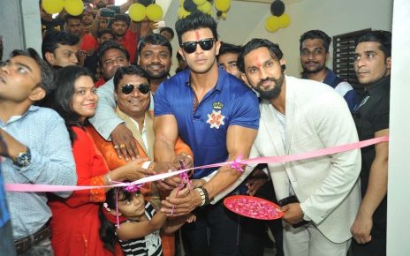 shahil khan launch gym in ahmedabad