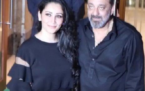 sanjay dutt birthday celebration with wife