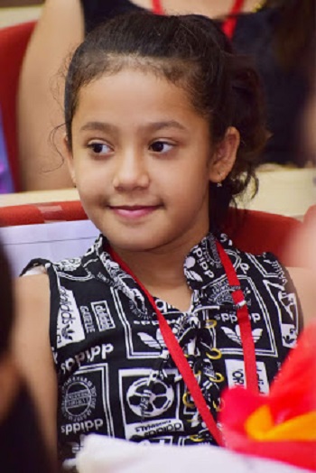 small girl awardee