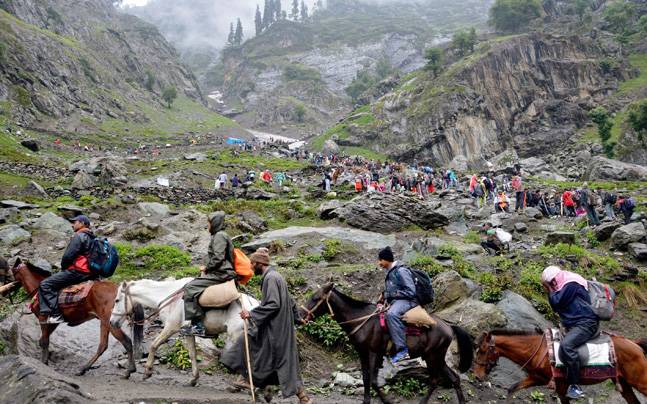 amarnath yatra suspended