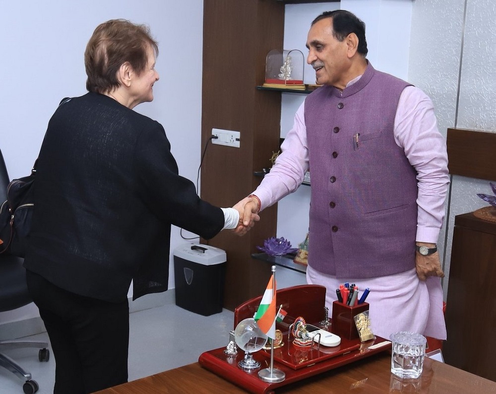 RUPANI WITH FIRST LADY PM OF NORWAY