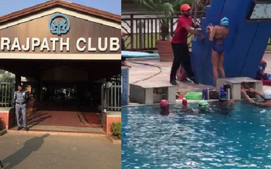 rajpath club swimming pool teacher beat girl