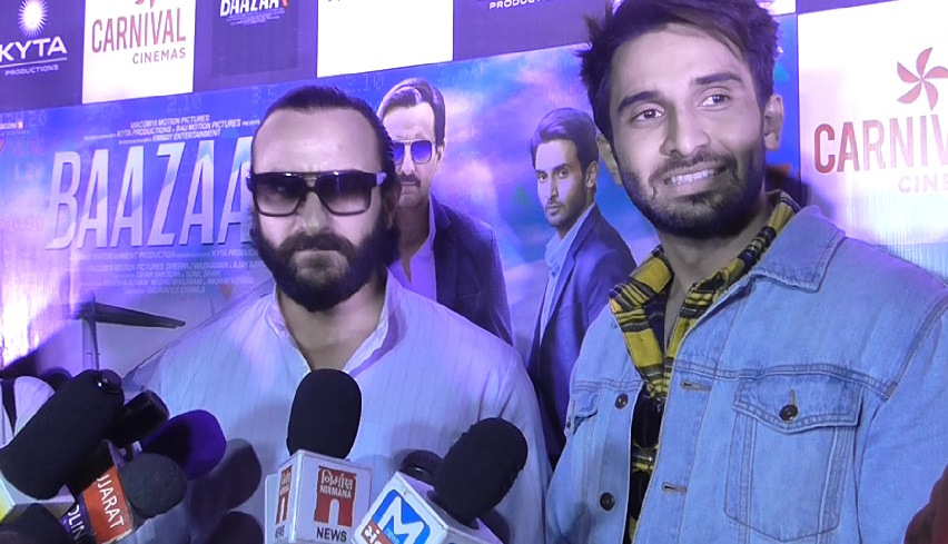 Saif Ali Khan promotes Baazar movie