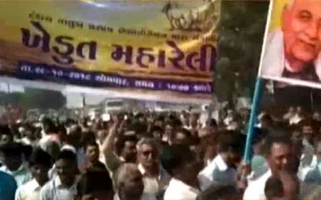 farmers rally in morbi tankara